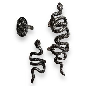 3 snake rings